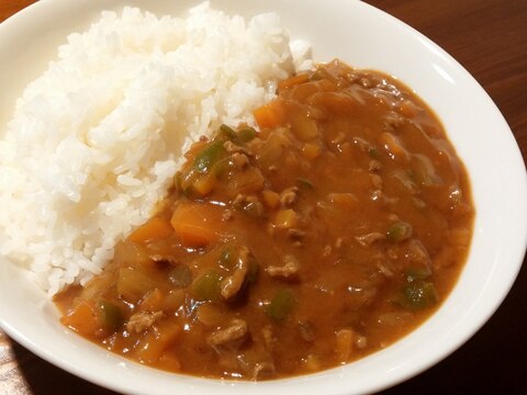 合挽き肉のキーマカレー★